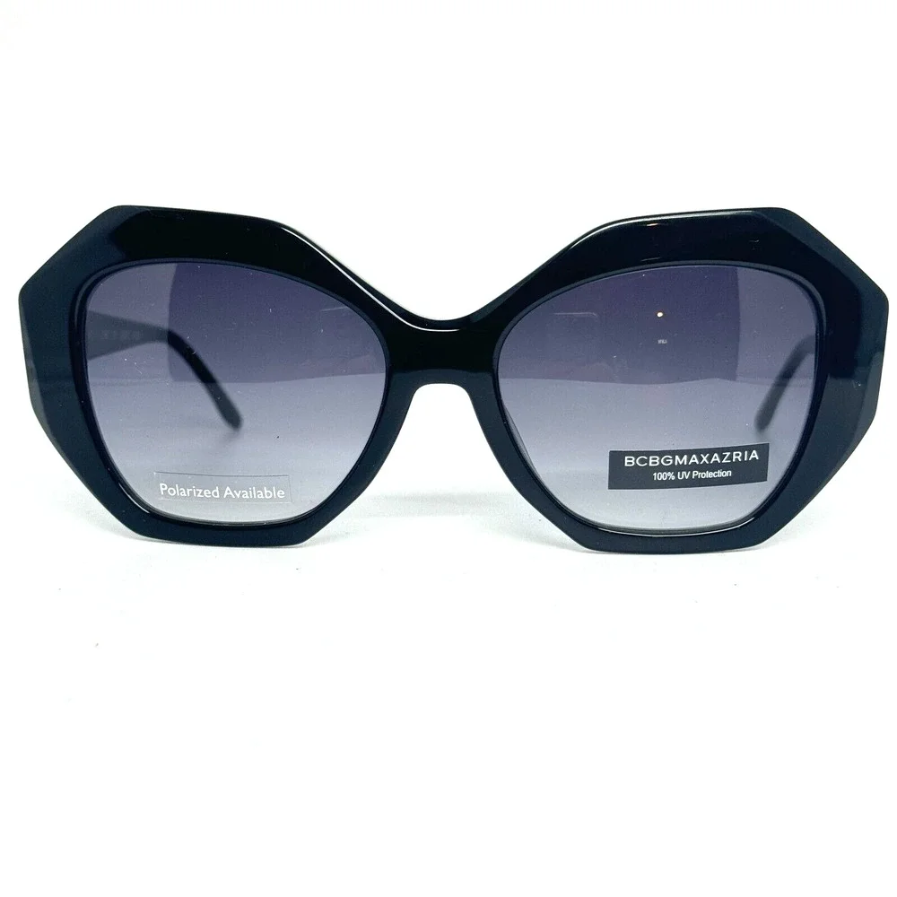 BCBGMAXAZRIA DEMURE BLACK‎ Plastic Womens Sunglasses Frame 54-17-135 H13484